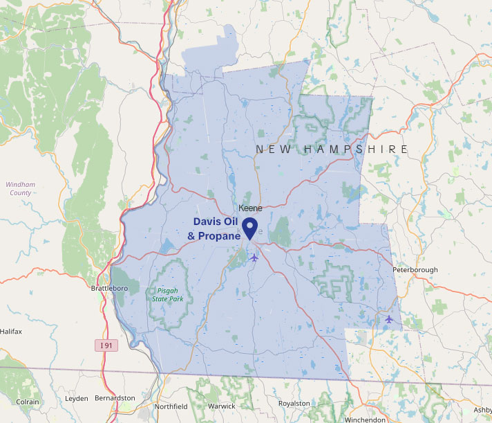 Service area map